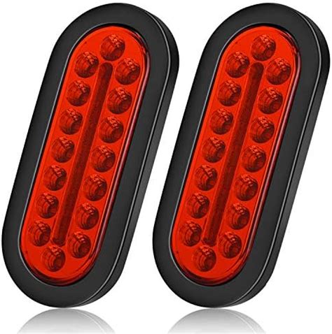 Rvxhua Led Submersible Trailer Tail Lights Kit V Led Utility Boat