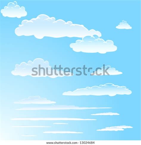 Sky Clouds Vector 2 Stock Vector (Royalty Free) 13024684