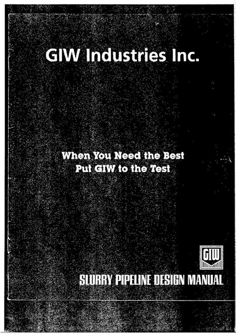 Pdf Giw Slurry Manual Dokumen Tips