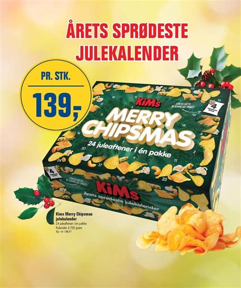 Kims Merry Chipsmas Julekalender Tilbud Hos Otto Duborg