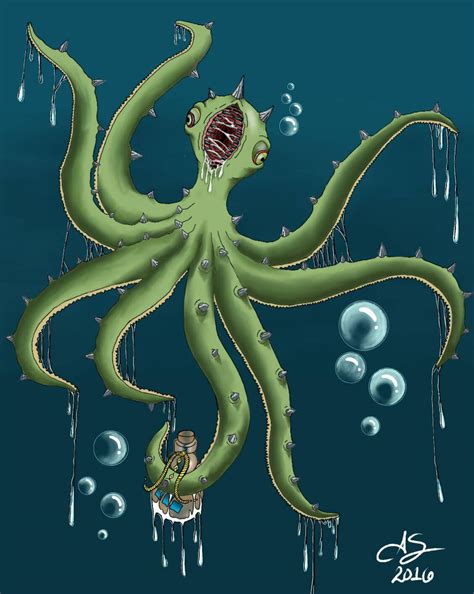 Alien Octopus By Kongjungle On Deviantart