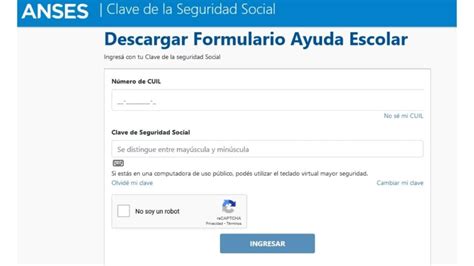 Como Descargar Formulario Ayuda Escolar Para Imprimir Respuestas