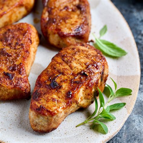 Juicy Air Fryer Pork Chops Lemon Blossoms