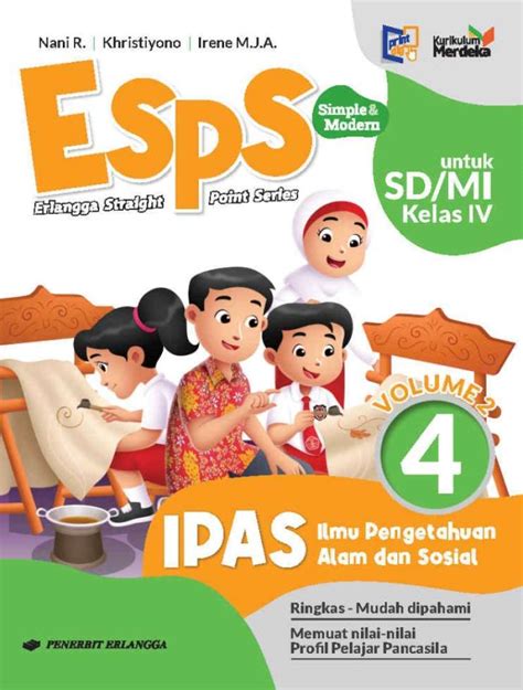 Jual Esps Ipas Sd Mi Kelas Kurikulum Merdeka Erlangga