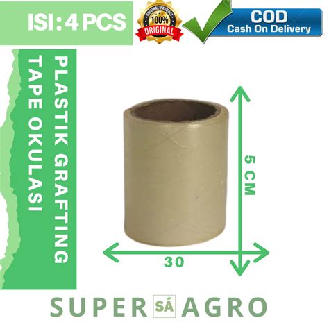 Jual Plastik Grafting Tape ISI 4 PCS Untuk Stek Okulasi Sambung