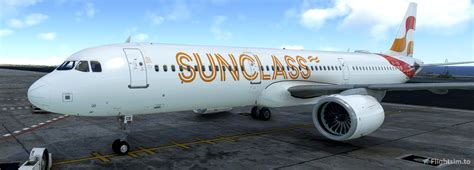 Sunclass Airlines Oy Tcd Latinvfr A321neo Pw For Microsoft Flight Simulator Msfs