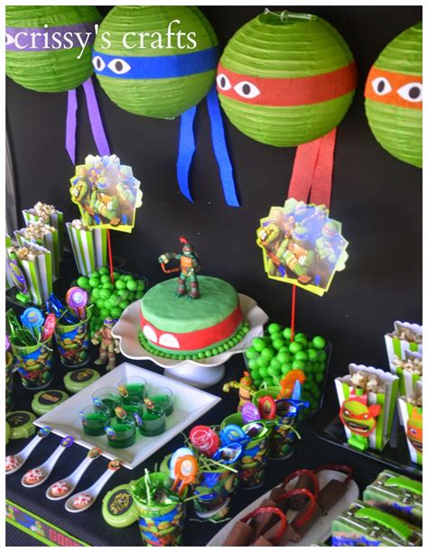 I Styled This Ninja Turtle Party For My Sons Best Friend A Couple O