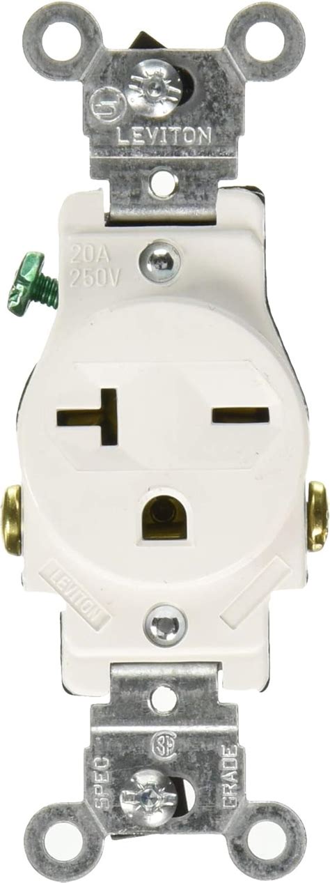 Leviton W Single Receptacle Outlet Commercial Specification