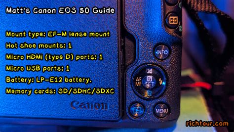 Matts Canon Eos M50 Guide Richtaur