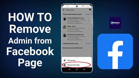 How To Remove Admin From Facebook Page Facebook Youtube