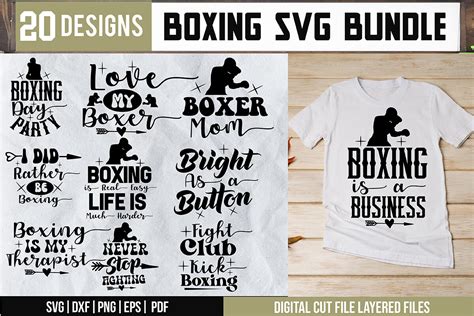 Boxing Svg Bundle Graphic By Svgstudiodesignfiles Creative Fabrica