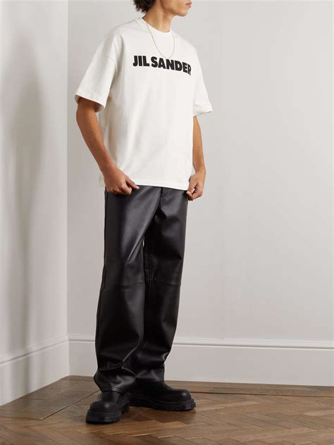 JIL SANDER Logo Printed Cotton Jersey T Shirt For Men MR PORTER