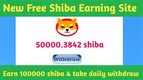 Free Shiba Coin Mining New Shiba Inu Mining Shiba Earning Site Make