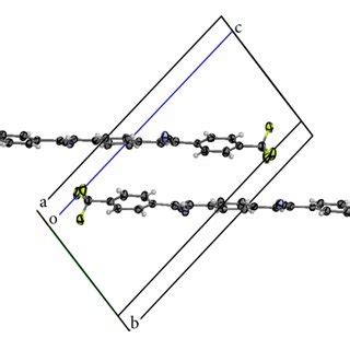 Molecular Packing Of The Compound And Thermal Ellipsoids Are Drawn On