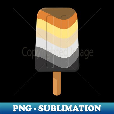 Cute Gay Bear Pride Flag Popsicle Png Transparent Digital Inspire Uplift