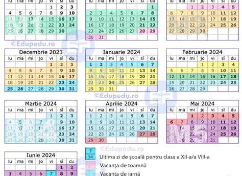 Update Calendarul Anului școlar 2023 2024 Pentru Fiecare Județ în