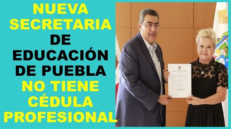 Soy Docente Nueva Secretaria De Educaci N De Puebla No Tiene C Dula