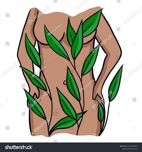Hand Drawn Illustration Naked Nude Woman Stock Illustration Shutterstock