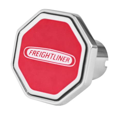 Freightliner Logo Octagon Knob Red 440