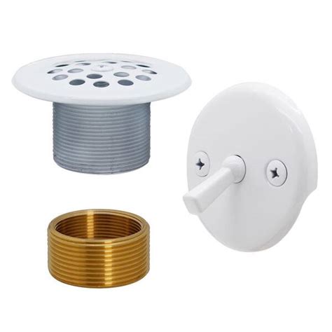 Westbrass In Trip Lever Tub Trim Set With Hole Overflow