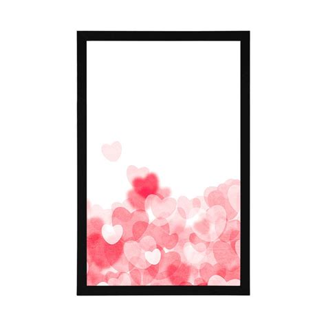 Poster Rote Herzen Dovidode