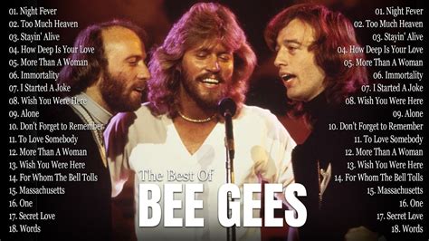 Bee Gees Best Songs Bee Gees Greatest Hits Full Album The Best Of Bee Gees Youtube