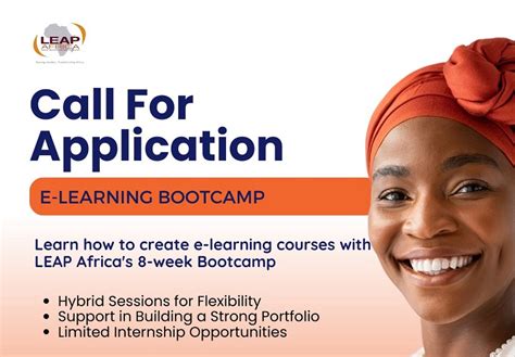 Call For Applications LEAP Africa ELearning Bootcamp 2023