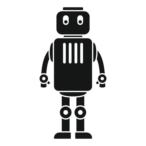 Old Robot Icon Simple Style 14609079 Vector Art At Vecteezy