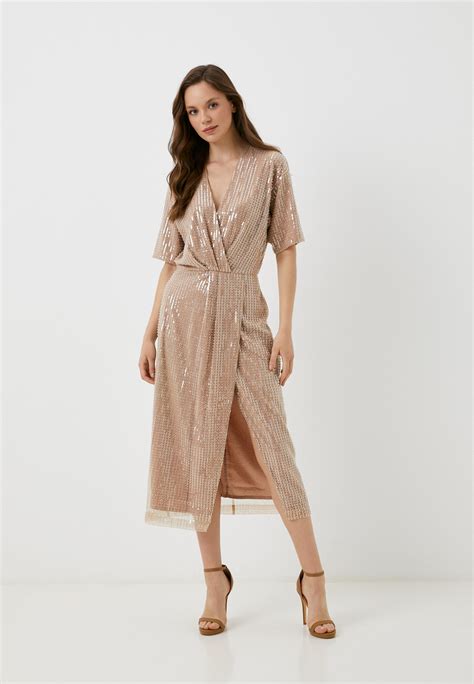 Платье Rich Naked Sofia beads dress цвет бежевый MP002XW1686E купить в интернет магазине