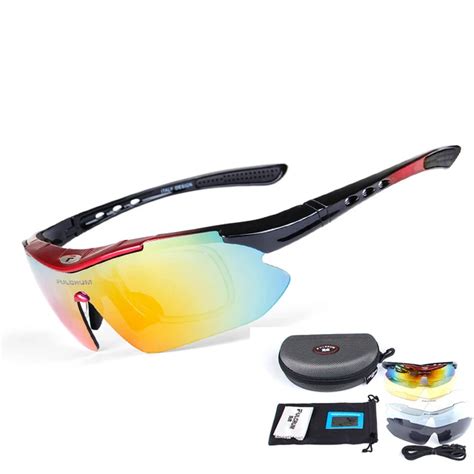 Polarized Hiking Sports Glasses Men Sunglasses Road Cycling 5 Lens Outdoor Sport Hiking Tactical