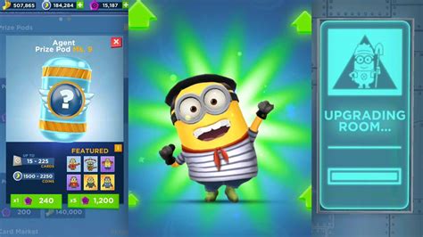 Minion Rush Upgrading Room Niko Minion Level Up Agent Prize Pod Youtube