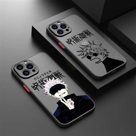 Capa De Telefone Transl Cido Fosco Anime Jujutsu Kaisen Para Apple