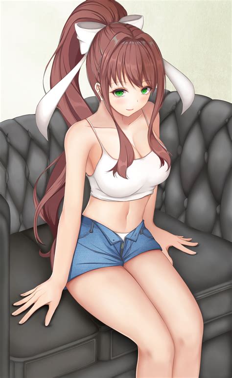 Commissioned Fan Art Monika By Nurumaru Yu R Ddlc Showcase