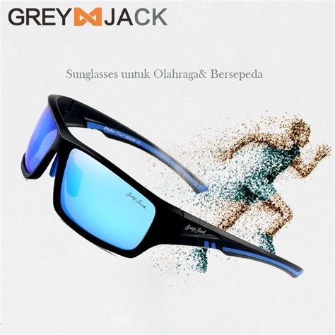 Jual Grey Jack Kacamata Hitam Polarized Sport Out Door Pria