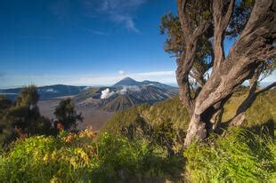 Bromo Malerischer Vulkan Auf Java