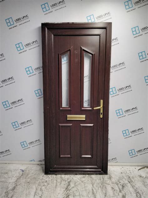 Used Rosewood Upvc Front Door Mm X Mm Used Upvc Windows