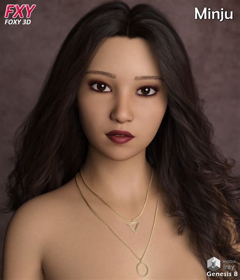 Fxy Minju Character For Genesis 8 Female Daz Content By Foxy 3d