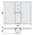 Prison Heavy Duty Hinge Trio Australia