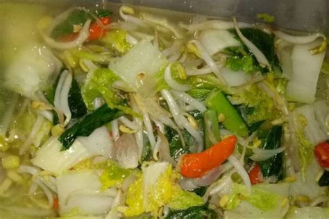 Resep Tumis Sawi Putih Campur Toge Dan Tahu