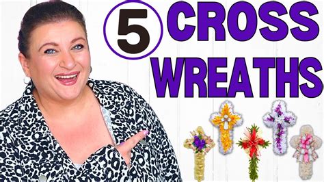 How To Make A Cross Wreath Top Cross Wreaths Diy Tutorial Youtube