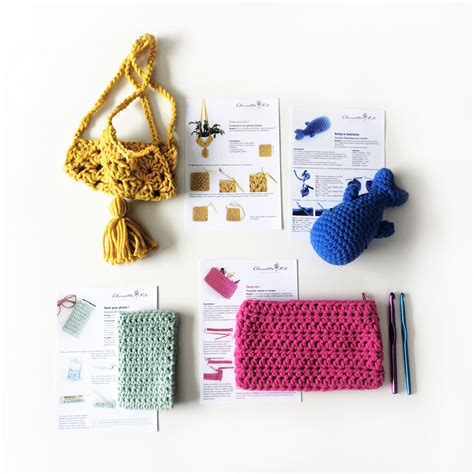 Kit Starter Kit Pour Apprendre Les Bases Du Crochet Niveau D Butant