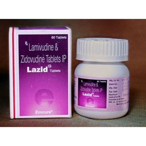 Lazid Lamivudine Zidovudine Tablet IP Prescription Treatment Used To