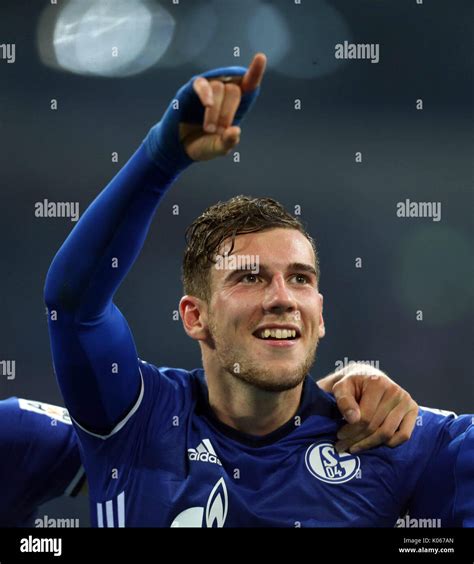 Gelsenkirchen Deutschland 19 Aug 2017 Leon Goretzka Von Schalke