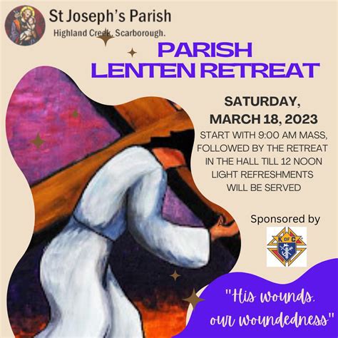 Koc Parish Lenten Retreat St Joseph S Catholic Church