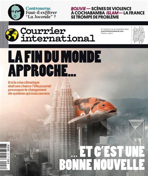 Hebdo N La Fin Du Monde Approche Et Cest Une Bonne Nouvelle