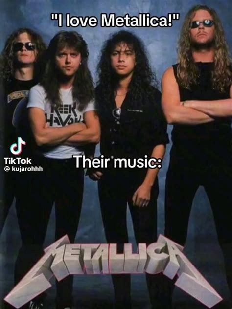 Pin By ⋆꒒꒤ꉔꌦ⋆ On Pins By You In 2024 Metallica Funny Metallica Meme Metallica Videos