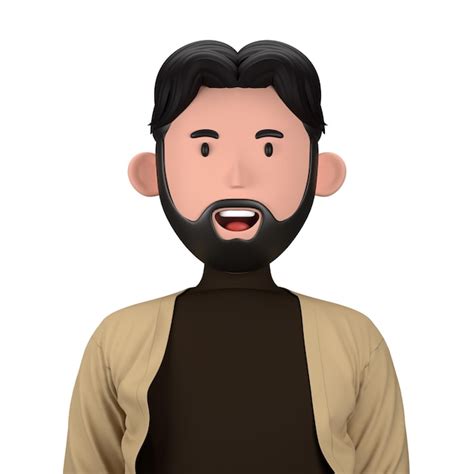 Premium Psd Male Character Man Avatar 3d