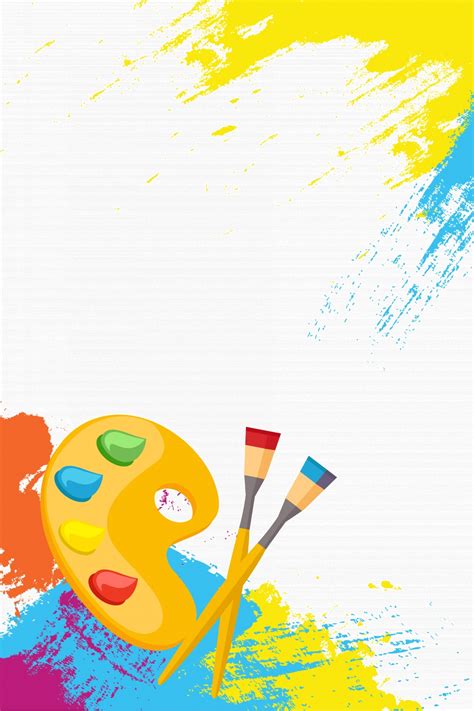 Painting Class Art Class Admission Poster Background Material Wallpaper ...