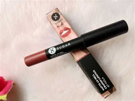 Sugar Matte As Hell Crayon Lipstick 07 Viola Review And Swatches High On Gloss