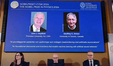 Nobel Physics Prize Goes To Ai Pioneers Hopfield And Hinton